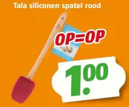 Poiesz Tala siliconen spatel rood aanbieding