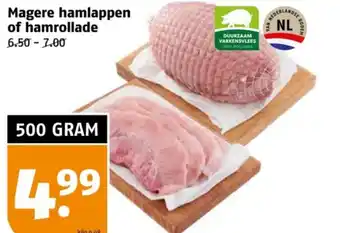 Poiesz Magere hamlappen of hamrollade aanbieding