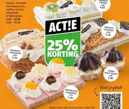 Poiesz vlaaien, schnitten, luxe tompoucen, sloffen, taarten, oranjekoek of klein gebak aanbieding