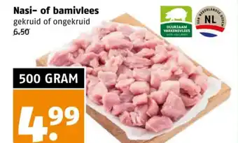 Poiesz Nasi of bamivlees aanbieding