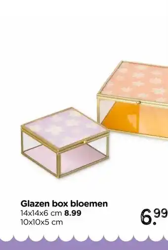 Xenos Glazen box bloemen aanbieding