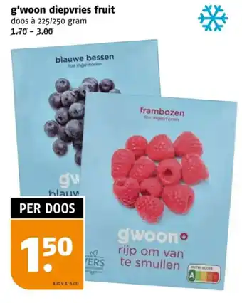 Poiesz g'woon diepvries fruit aanbieding