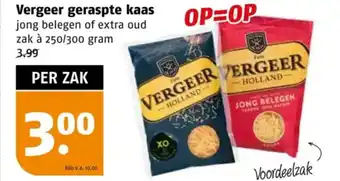 Poiesz Vergeer geraspte kaas aanbieding