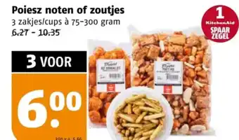 Poiesz Poiesz noten of zoutjes aanbieding