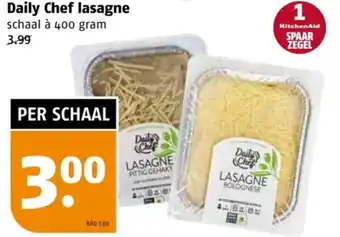 Poiesz Daily Chef lasagne aanbieding