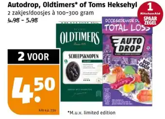 Poiesz Autodrop, Oldtimers of Toms Heksehyl aanbieding