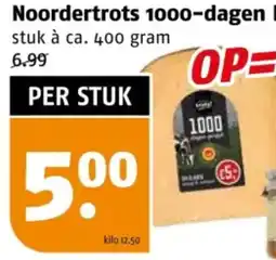 Poiesz Noordertrots 1000-dagen kaas aanbieding