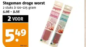 Poiesz Stegeman droge worst aanbieding