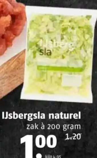 Poiesz IJsbergsla naturel aanbieding