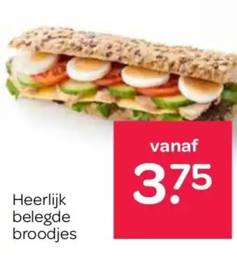 Spar Heerlijk belegde broodjes aanbieding