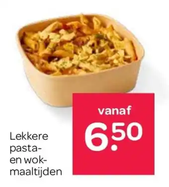 Spar Lekkere pasta en wok maaltijden aanbieding