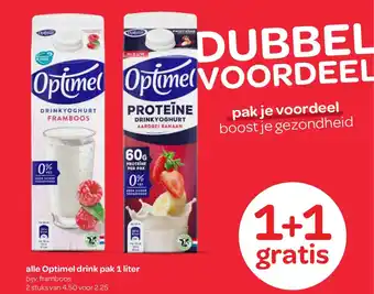 Spar alle Optimel drink aanbieding