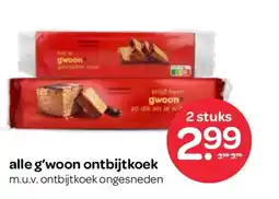 Spar alle g'woon ontbijtkoek aanbieding