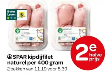 Spar kipdijfilet naturel aanbieding