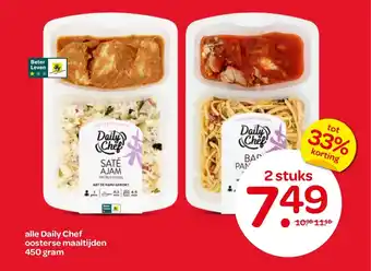 Spar alle Daily Chef oosterse maaltijden aanbieding