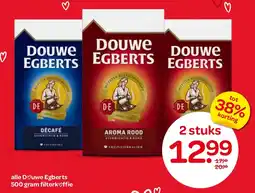 Spar alle Douwe Egberts  filterkoffie aanbieding