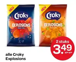 Spar alle Croky Explosions aanbieding