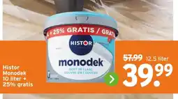 GAMMA Histor Monodek aanbieding