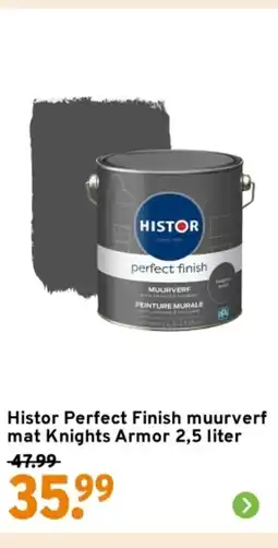 GAMMA Histor Perfect Finish muurverf mat Knights Armor aanbieding