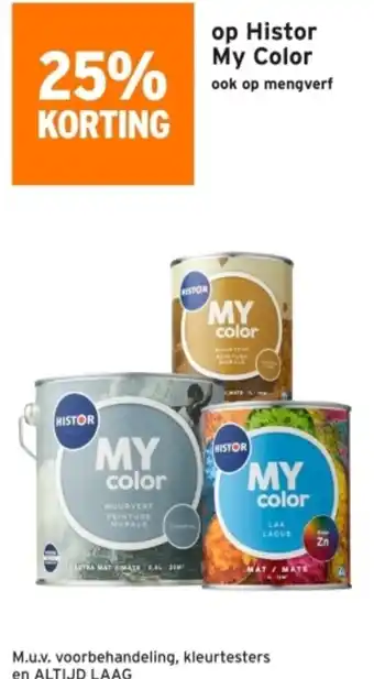 GAMMA op Histor My Color aanbieding