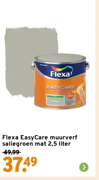 GAMMA Flexa EasyCare muurverf saliegroen mat aanbieding