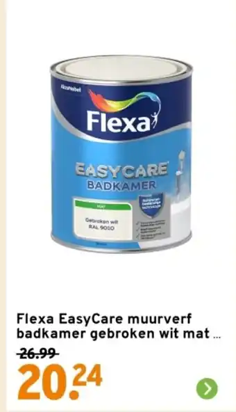 GAMMA Flexa EasyCare muurverf badkamer gebroken wit mat aanbieding