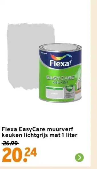 GAMMA Flexa EasyCare muurverf keuken lichtgrijs mat aanbieding