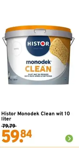 GAMMA Histor Monodek Clean wit aanbieding