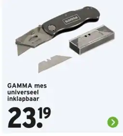 GAMMA Gamma mes universeel inklapbaar aanbieding