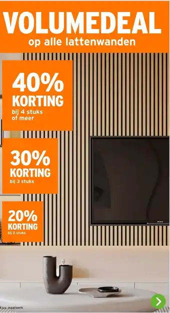 GAMMA op alle lattenwanden aanbieding