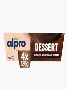 Flink Alpro Dessert dark chocolate 500g aanbieding