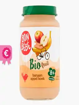 Flink Bon Bebe 8M Banaan Appel Koek 200g Bio aanbieding