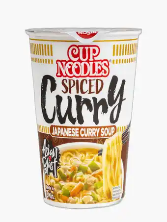 Flink Nissin Cup Noodles Spiced Curry 67 gram aanbieding