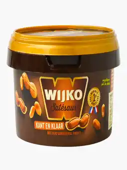 Flink Wijko Saté Saus Kant & Klaar 270g aanbieding