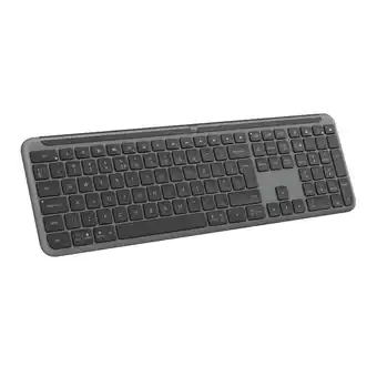 MediaMarkt Logitech K950 Signature Slim Draadloos Toetsenbord Grijs aanbieding