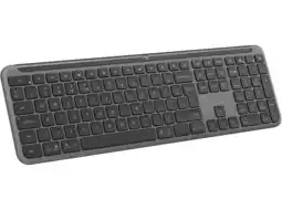 MediaMarkt Logitech K950 Signature Slim Draadloos Toetsenbord Grijs aanbieding