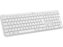 MediaMarkt Logitech K950 Signature Slim Draadloos Toetsenbord Wit aanbieding