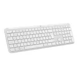 MediaMarkt Logitech K950 Signature Slim Draadloos Toetsenbord Wit aanbieding