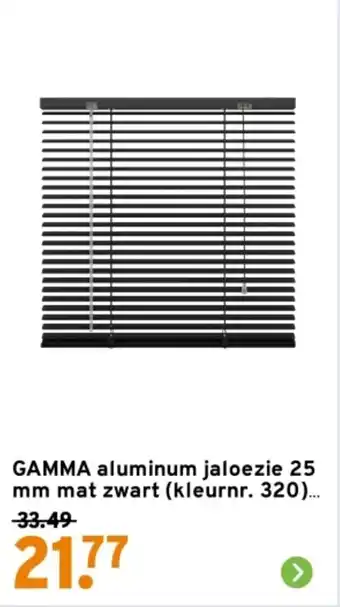 GAMMA Gamma aluminum jaloezie aanbieding