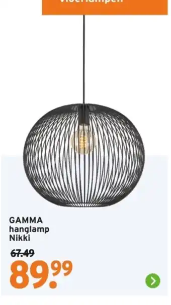 GAMMA Gamma hanglamp nikki aanbieding