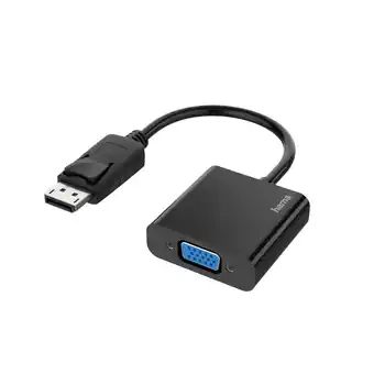 MediaMarkt Hama Displayport-adapter Naar Vga Zwart aanbieding