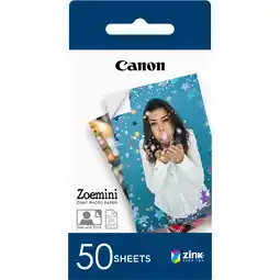 MediaMarkt Canon Zoemini Zink Fotopapier 50 Vel aanbieding