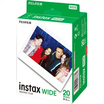 MediaMarkt Fujifilm Instax Wide Colorfilm 10x2 aanbieding