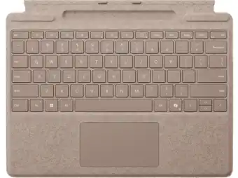 MediaMarkt Microsoft Surf Pro Tc + Pen Storage Duinzand Toetsenbord Beige aanbieding