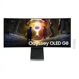 MediaMarkt Samsung Ls34dg850suxen Odyssey Oled G8 - 34 Inch 3440 X 1440 (ultrawide Quad Hd) 0.03 Ms 175 Hz aanbieding