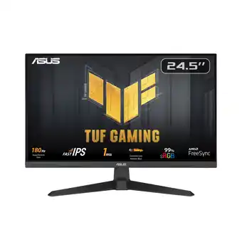 MediaMarkt Asus Tuf Gaming Vg259q3a - 24.5 Inch 1920 X 1080 (full Hd) 1 Ms 180 Hz aanbieding