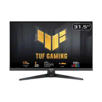 MediaMarkt Asus Tuf Gaming Vg328qa1a - 31.5 Inch 1920 X 1080 (full Hd) 1 Ms 170 Hz aanbieding