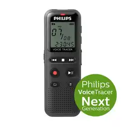 MediaMarkt Philips Dvt1160 Voicetracer Audio Recorder aanbieding