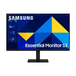 MediaMarkt Samsung Essential Monitor S3 Ls24d302gauxen - 24 Inch 1920 X 1080 (full Hd) Ips-paneel aanbieding