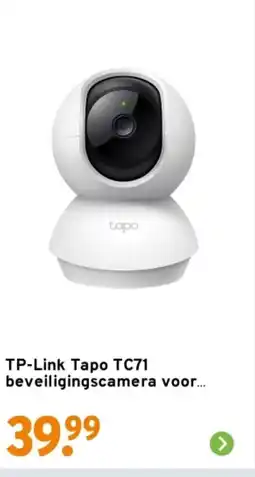 GAMMA TP Link Tapo TC71 beveiligingscamera voor aanbieding